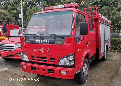 藍牌消防車 能上京牌的消防車 (國六)