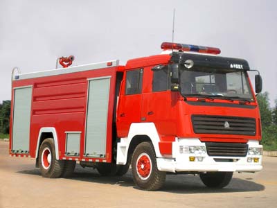 8-10噸 斯太爾水罐/泡沫消防車(chē)